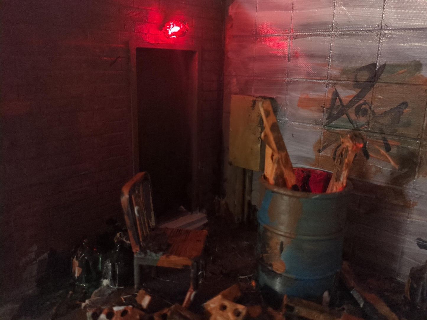 Alleyway diorama, 3D print yourself