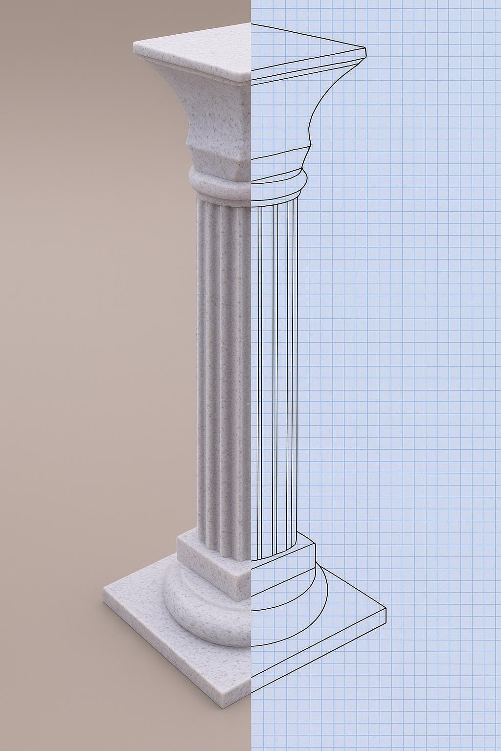 Column holder with slot (for quote plate)