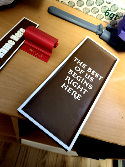 The Pillar - Custom text