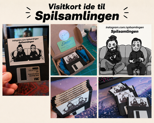Visitkort til Spilsamlingen