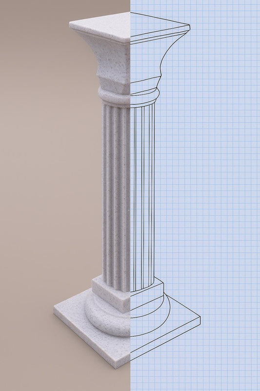Column holder with slot (for quote plate)