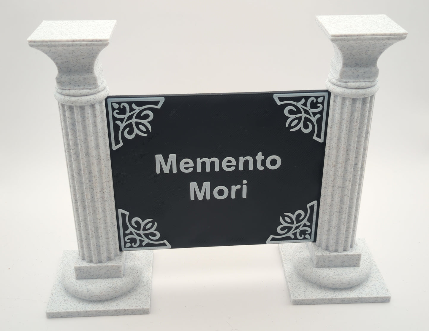 Custom text sign with columns V2