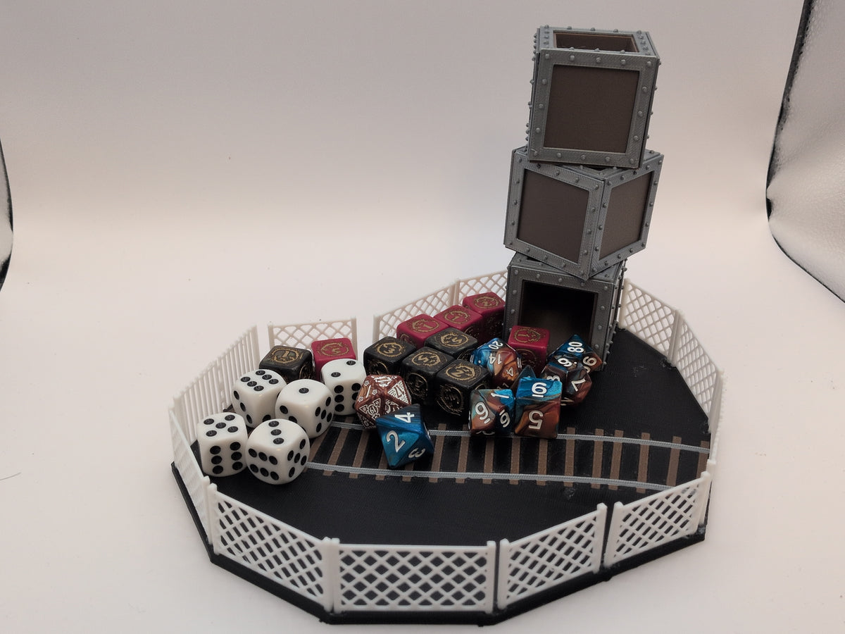 Dice tower - Train yard