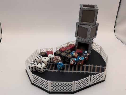 Dice tower - Train yard