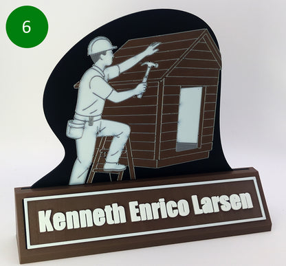 Passion & Name plate