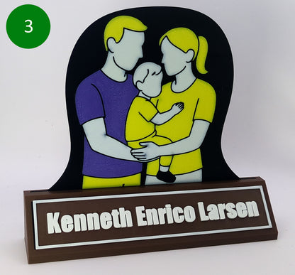 Passion & Name plate