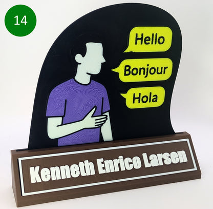 Passion & Name plate