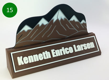 Passion & Name plate