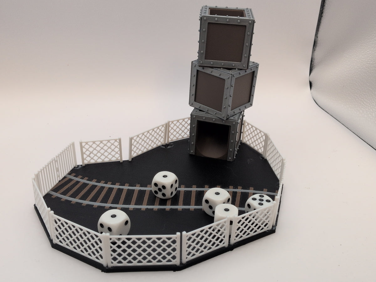 Dice tower - Train yard