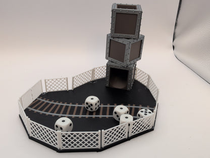 Dice tower - Train yard