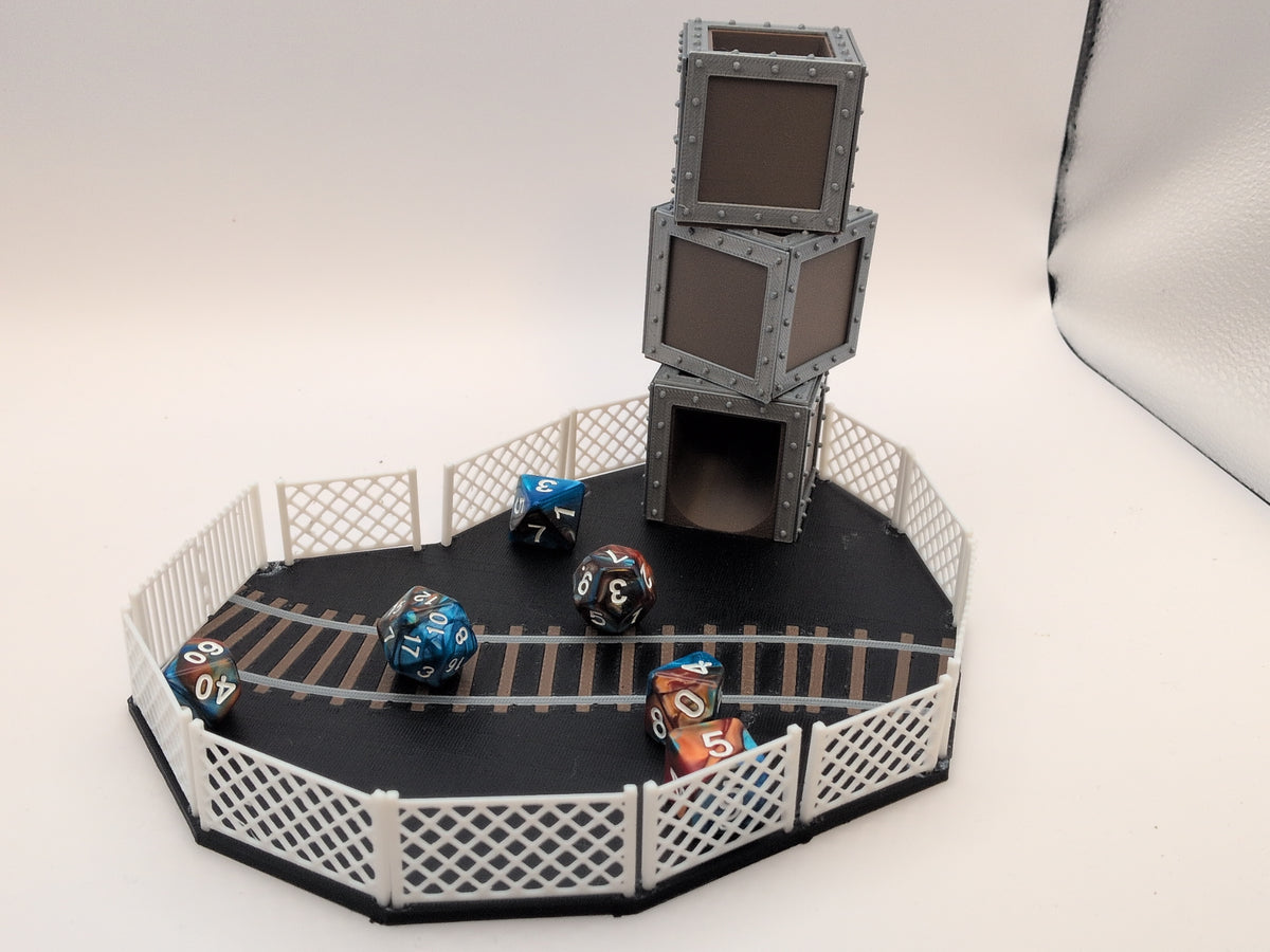 Dice tower - Train yard