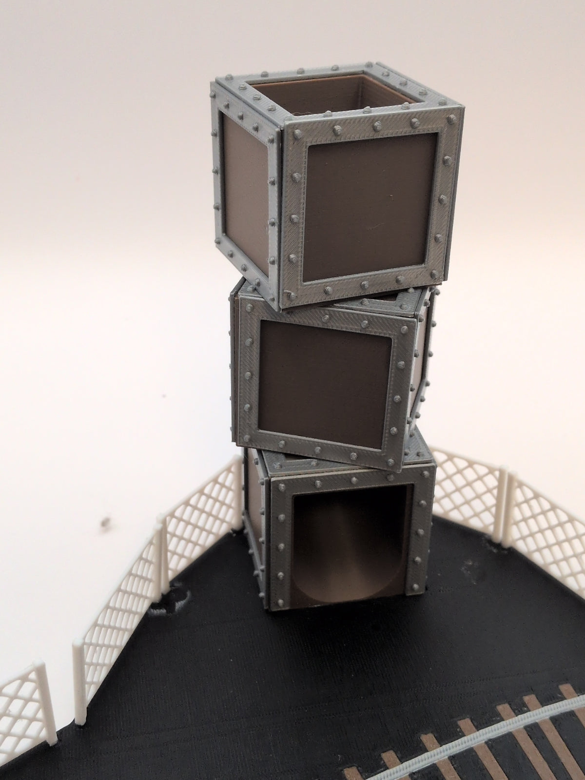 Dice tower - Train yard