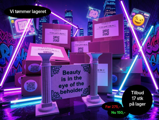3D-printet citatskilt med søjler – “Beauty is in the eye of the beholder”
